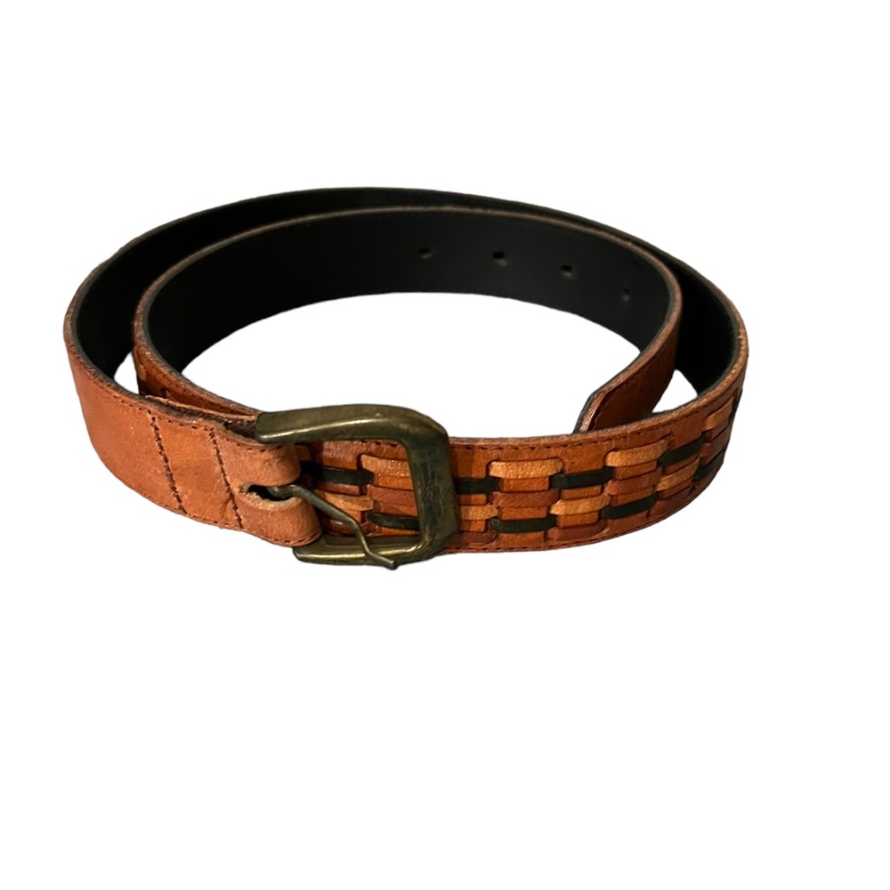 Omega Weaved Leather Belt #1074 Women’s M